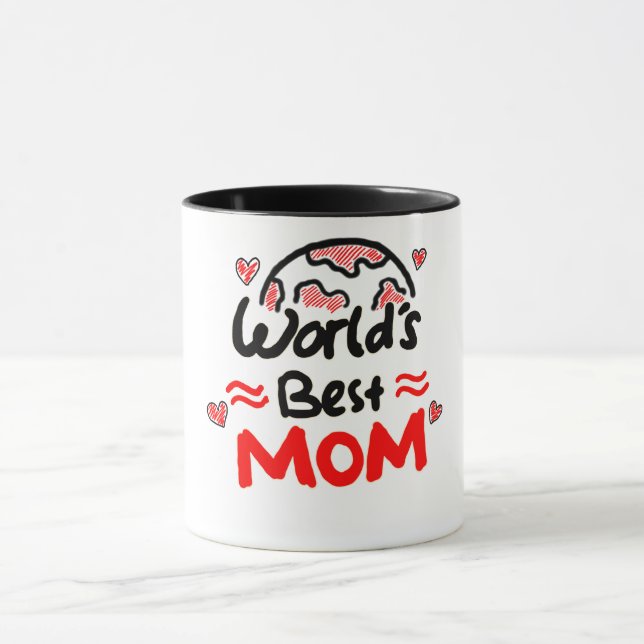 Welt Beste Mutter Kaffeetasse  (Zentrum)