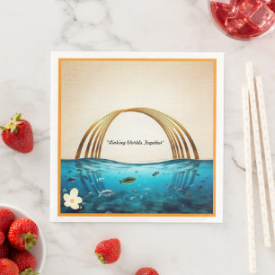 "Welt der Freude" Serviette