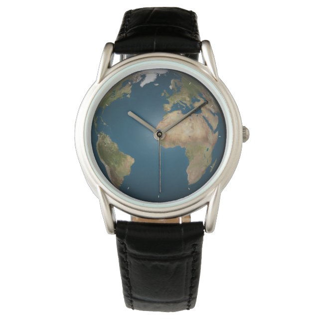 Welt der Großen Erde Armbanduhr (Vorderseite)
