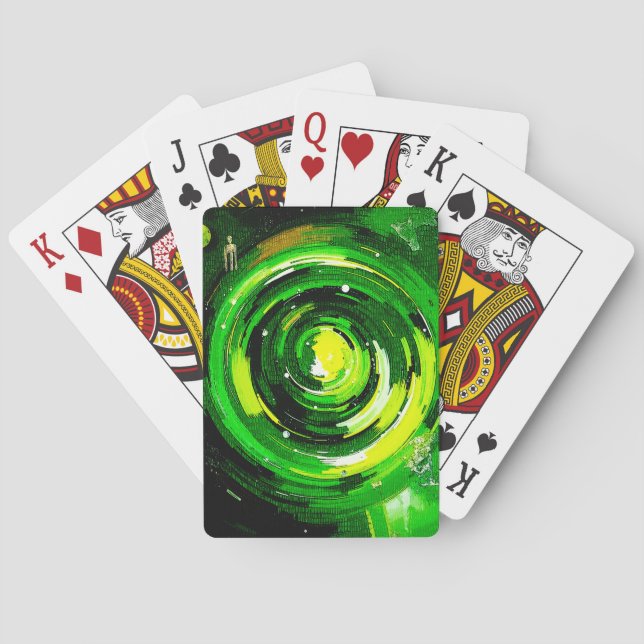 Welt der Grünen Spielkarten (Rückseite)