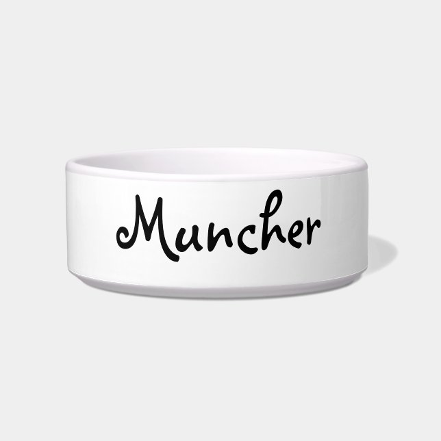 Welt der Hunde Wörter Essen und trinken Schüssel (Vorderseite)