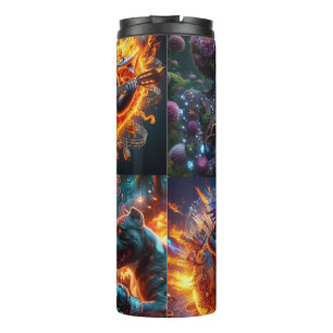 Welt der Kaos-Ritter Thermosbecher