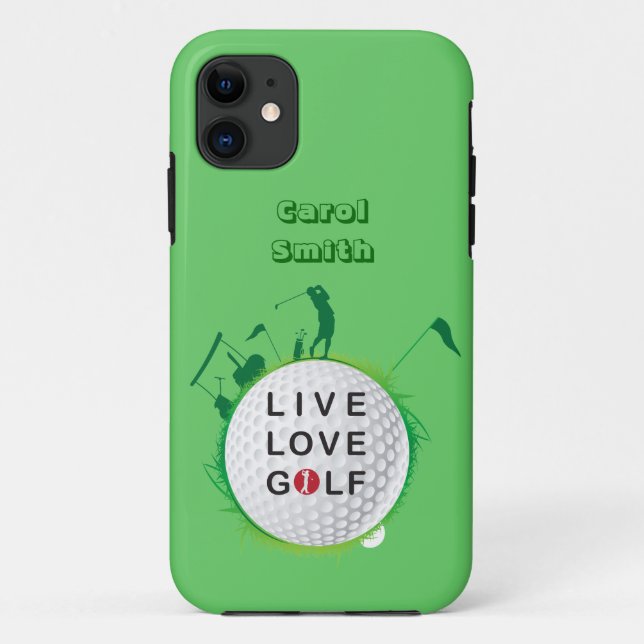Welt des Golfs Case-Mate iPhone Fall Case-Mate iPhone Hülle (Rückseite)