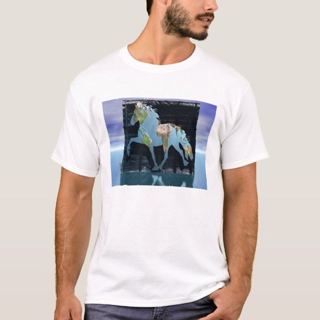 Welt des Isländers T-Shirt (Vorderseite)