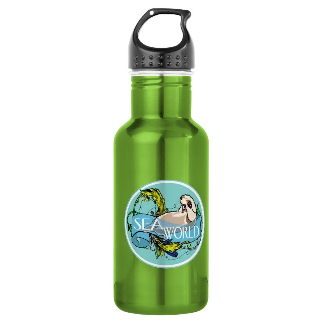 Welt des Meeresotters Trinkflasche (Vorderseite)