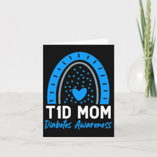 Welt Diabetes Day Clothes T1d Typ 1 Diabetes Mama Karte