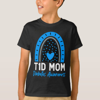 Welt Diabetes Day Cloud T1D Typ 1 Diabetes Mama T-Shirt