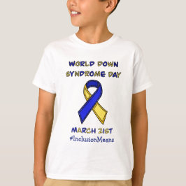 Welt-Down-Syndrom-Tag - März 21. T-Shirt