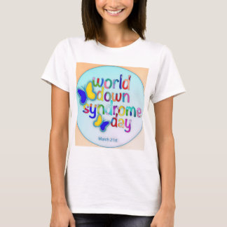 Welt-Down-Syndrom-Tag T-Shirt