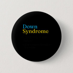 Welt-Down-Syndrom-Tag zur Bekämpfung von Krebsvors Button