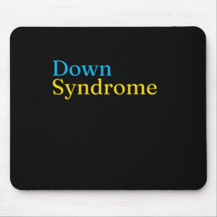 Welt-Down-Syndrom-Tag zur Bekämpfung von Krebsvors Mousepad