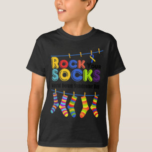 Welt-Down-Syndrom-Tag zur Bekämpfung von Krebsvors T-Shirt
