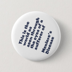 Welt durch die Augen der menieres Button