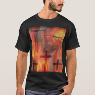 Welt eine Flamme T-Shirt