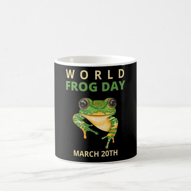 Welt-Frosch-Tag Kaffeetasse (Mittel)