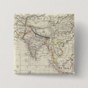 Welt, Gnomonischer Proj. IV Asien Button