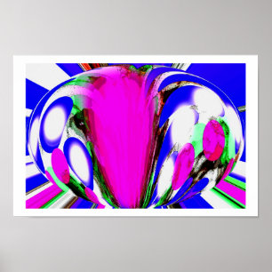 Welt in der Welt der dekorativen Kunst Poster