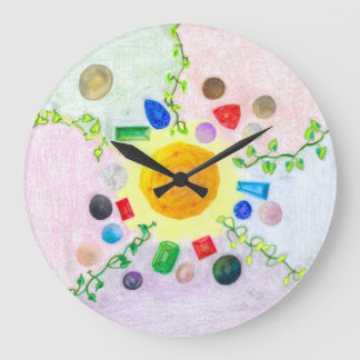 Welt innerhalb von Gemeinen und Perlen Uhr