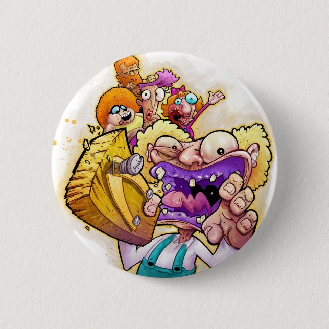 welt Kannibale Button (Vorderseite)