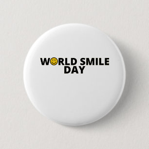 Welt-Lächeltag Button