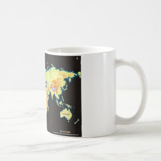Welt map-2 kaffeetasse