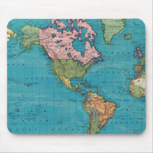 Welt, Mercators Projektion Mousepad