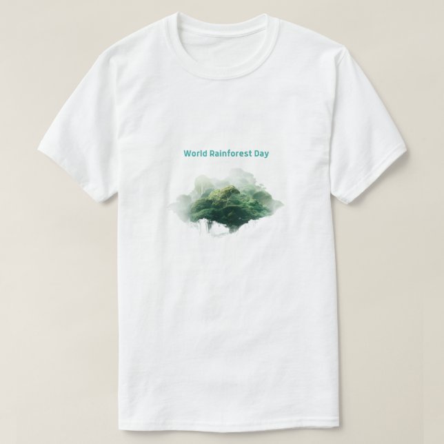 Welt-Regenwaldtag T-Shirt (Design vorne)