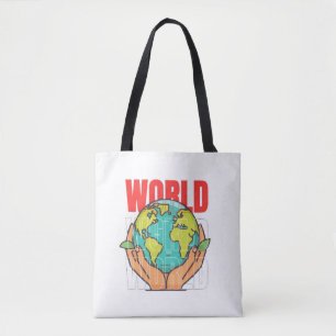 Welt – Reise-Abenteuer-Globus-Design Tasche