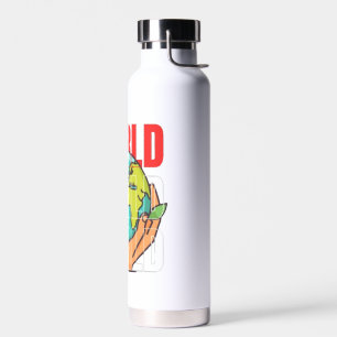 Welt – Reise-Abenteuer-Globus-Design Trinkflasche
