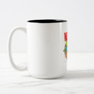 Welt – Reise-Abenteuer-Globus-Design Zweifarbige Tasse