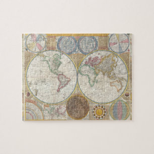 Welt Reisekarte Antik Vintage