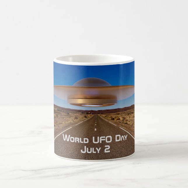 Welt-UFO-Tag Kaffeetasse (Mittel)