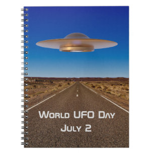Welt-UFO-Tag Notizblock