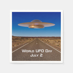 Welt-UFO-Tag Serviette