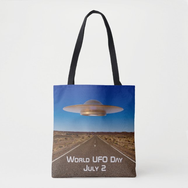 Welt-UFO-Tag Tasche (Vorderseite)
