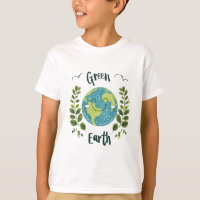 Welt-Umwelt - Erde lächeln mit grüner Erde