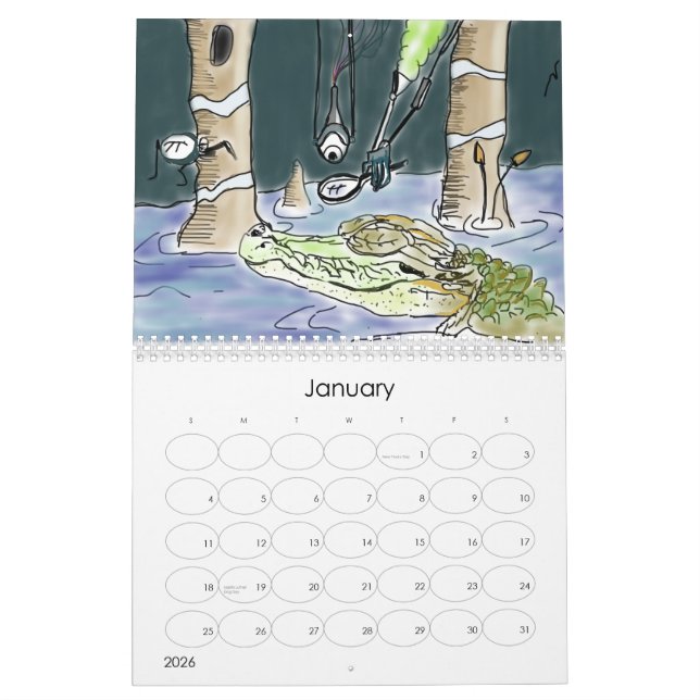 Welt von Freds Kalender (Jan 2026)