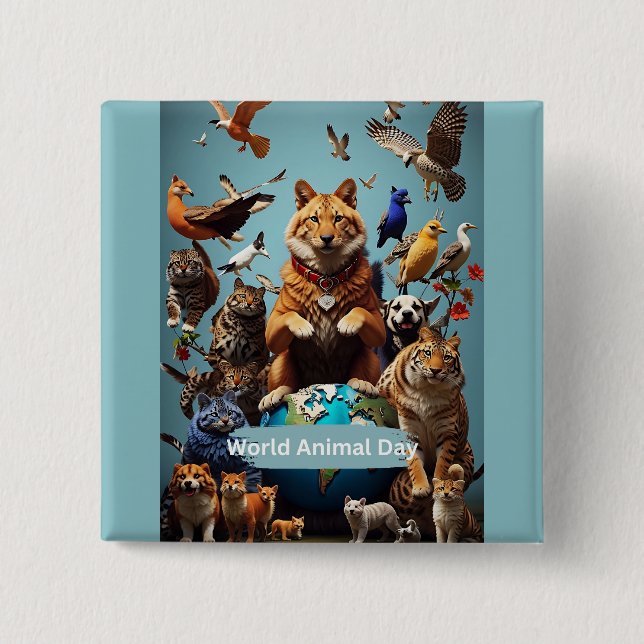 Weltagentag Button (Vorderseite)