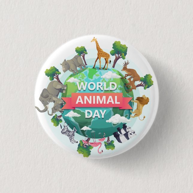 Weltagentag Button (Vorderseite)