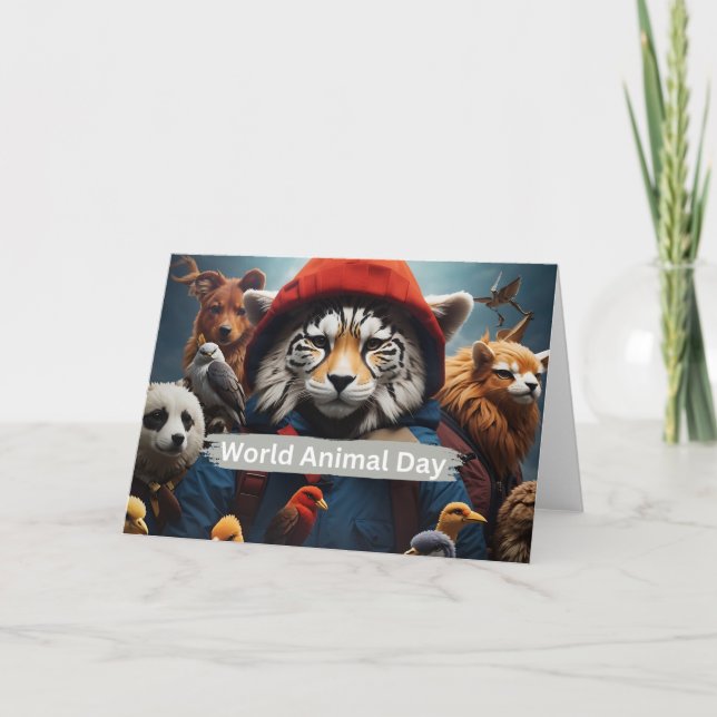 Weltagentag Karte (Vorderseite)