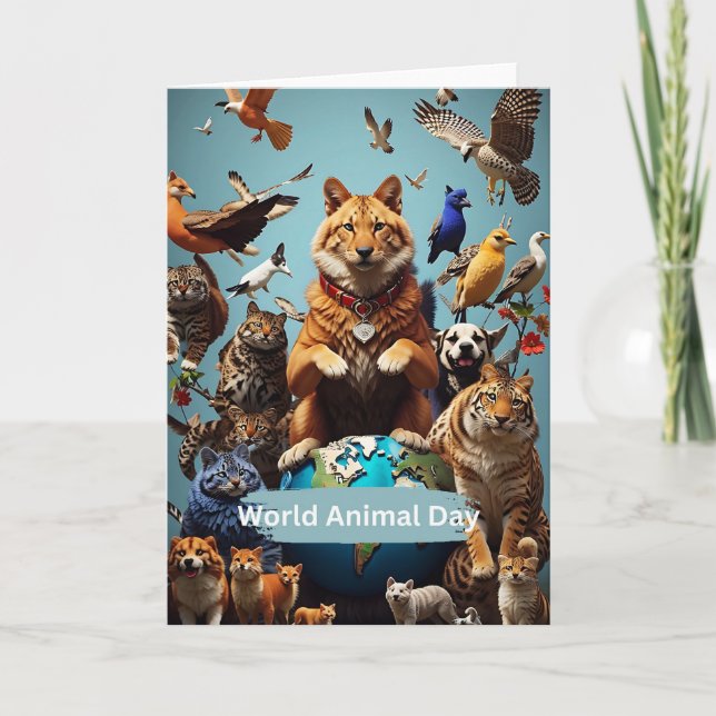 Weltagentag Karte (Vorderseite)