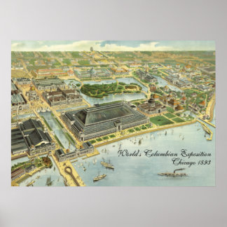 Weltausstellung in Kolumbien, Chicago, 1893 Poster
