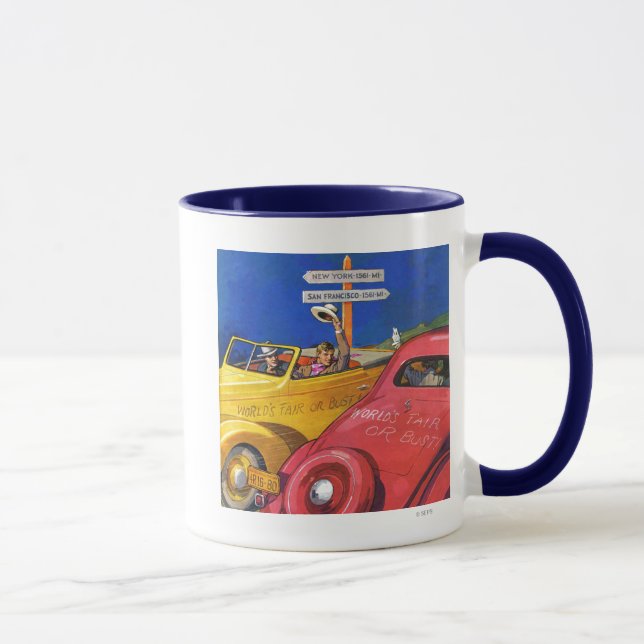 Weltausstellung oder Bust Tasse (Rechts)