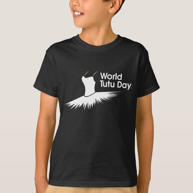 WeltBallettröckchen-Tageslogo-T-Shirt T-Shirt (Vorderseite)