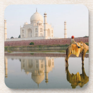 Weltberühmte Grabstätte des Taj Mahal bei Untersetzer