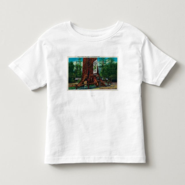 Weltberühmtes Baum-Haus, Lilley Rotholz-Park Kleinkind T-shirt (Vorderseite)