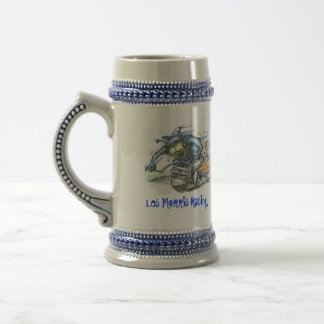 Weltberühmtes Les Morris, der Bier-Tasse läuft Bierglas