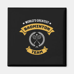 Weltbest Badminton-Team Magnet
