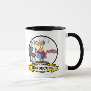 WELTBEST BARBECUER MÄNNER CARTOON TASSE