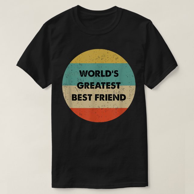 Weltbest bester Freund T-Shirt (Design vorne)